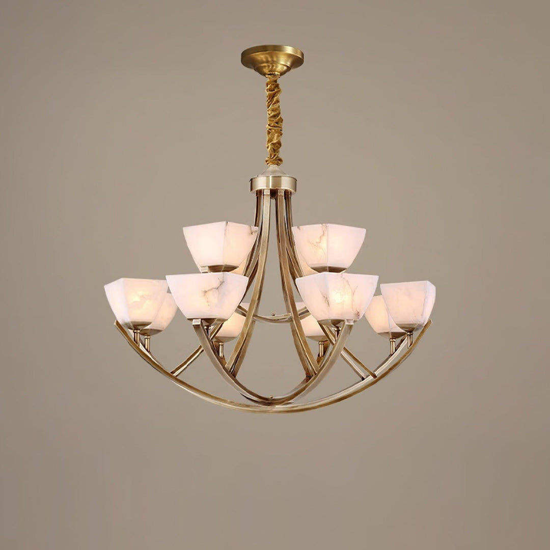 Dover Brass Chandelier - Vakkerlight