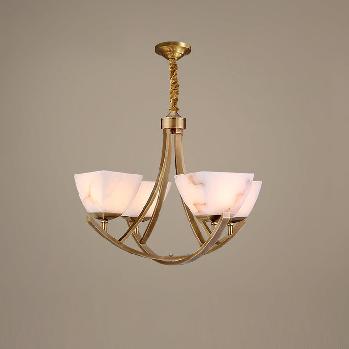 Dover Brass Chandelier - Vakkerlight