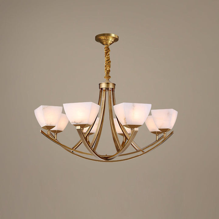 Dover Brass Chandelier - Vakkerlight