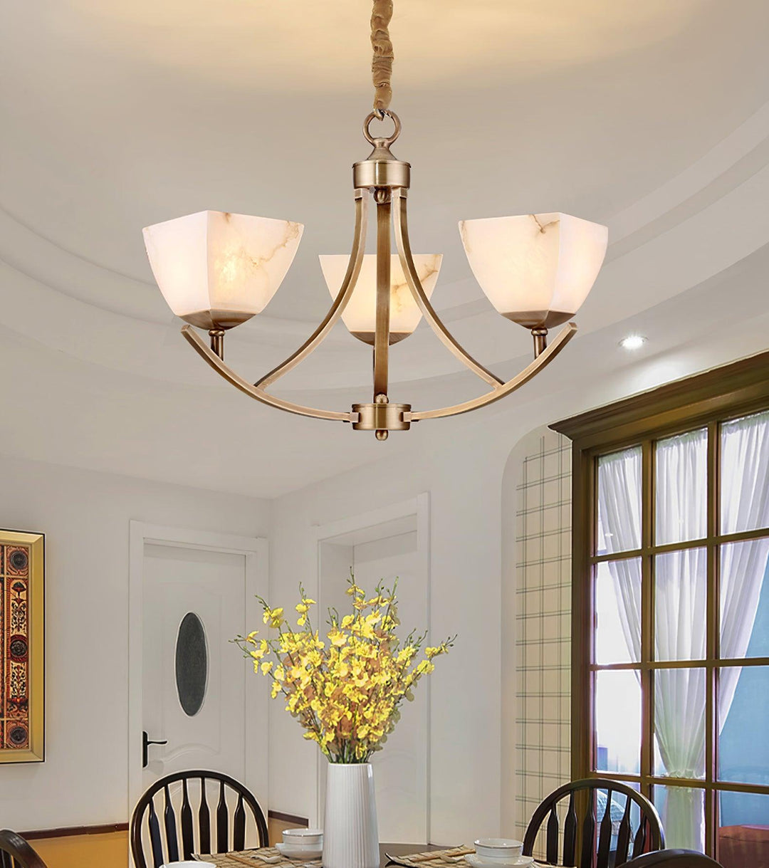 Dover Brass Chandelier - Vakkerlight