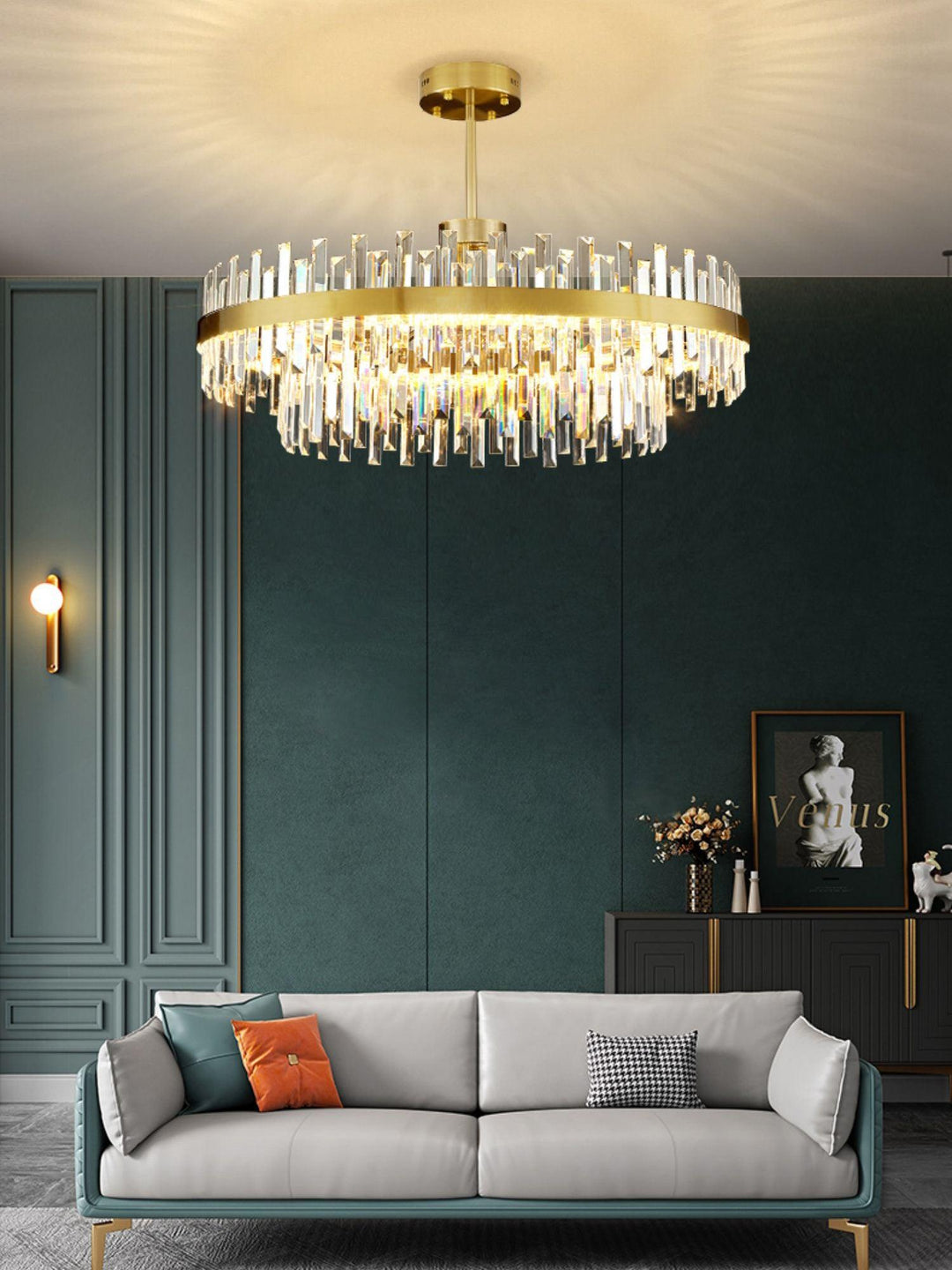 Drum Glass Chandelier - Vakkerlight