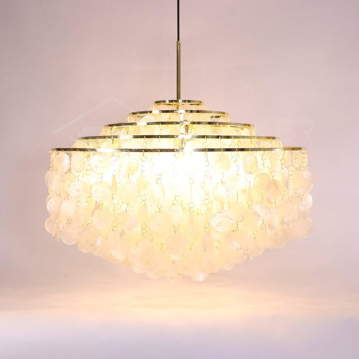 Round Shell Chandelier - Vakkerlight