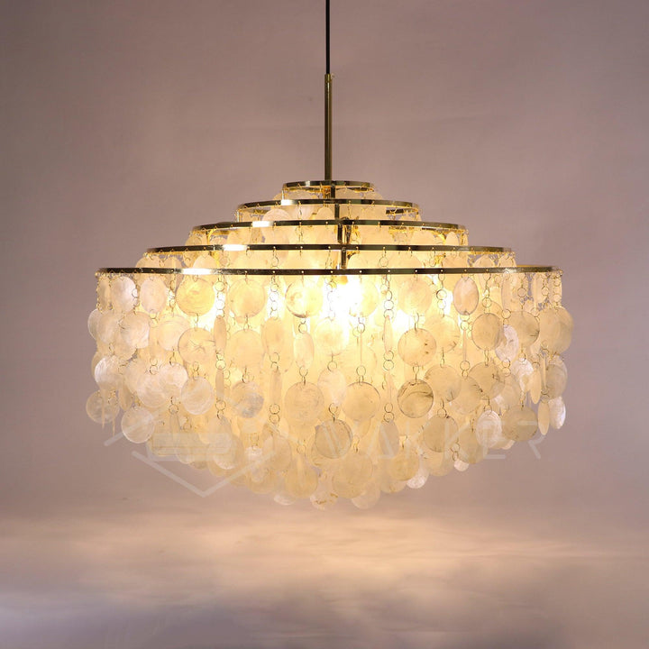 Round Shell Chandelier - Vakkerlight