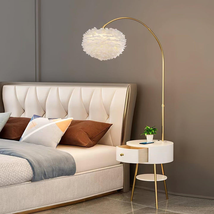 Feather Drawer Floor Lamp - Vakkerlight