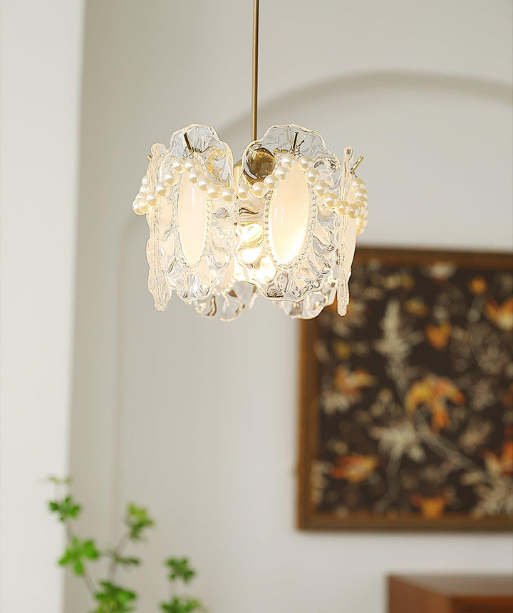 Floral Glass Pendant Lamp - Vakkerlight