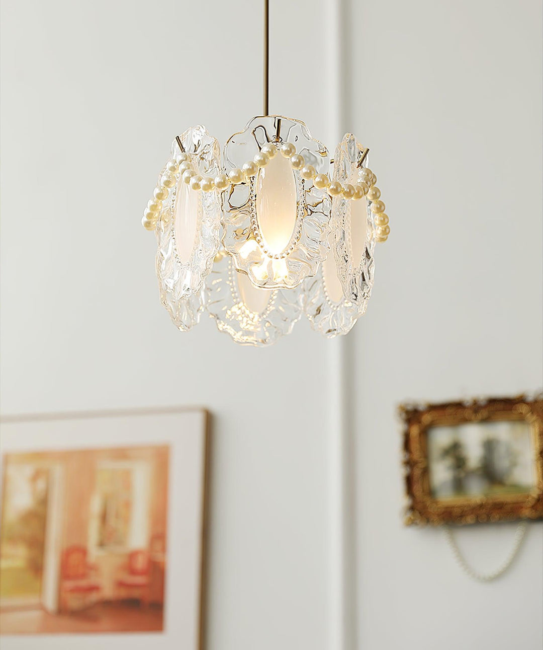 Floral Glass Pendant Lamp - Vakkerlight