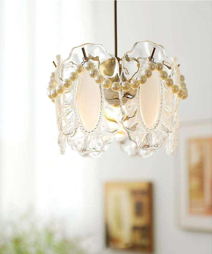 Floral Glass Pendant Lamp - Vakkerlight