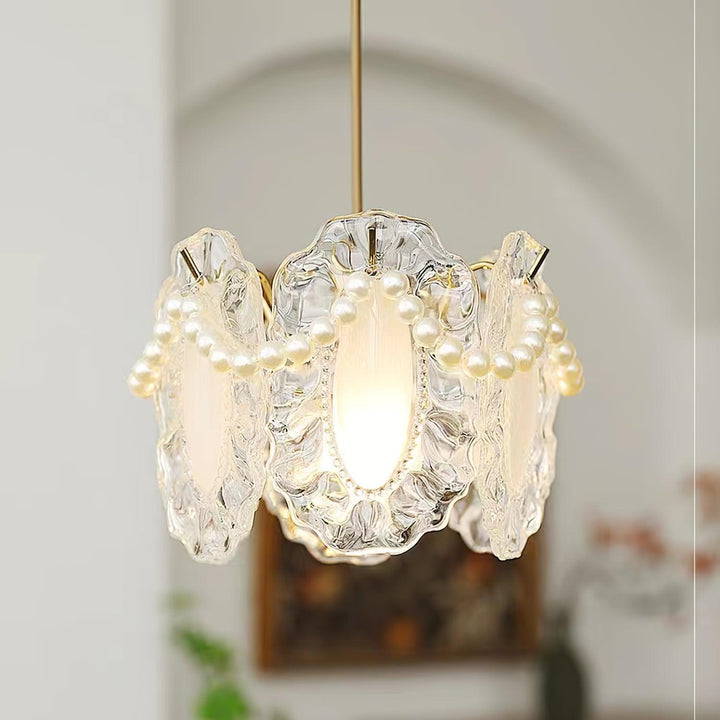 Floral Glass Pendant Lamp - Vakkerlight