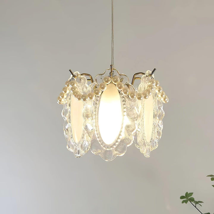 Floral Glass Pendant Lamp - Vakkerlight