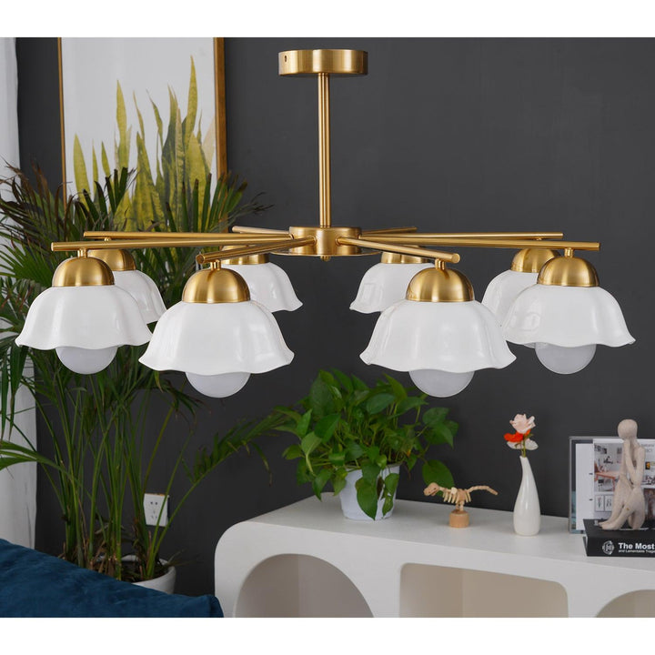 Flower Shade Chandelier - Vakkerlight