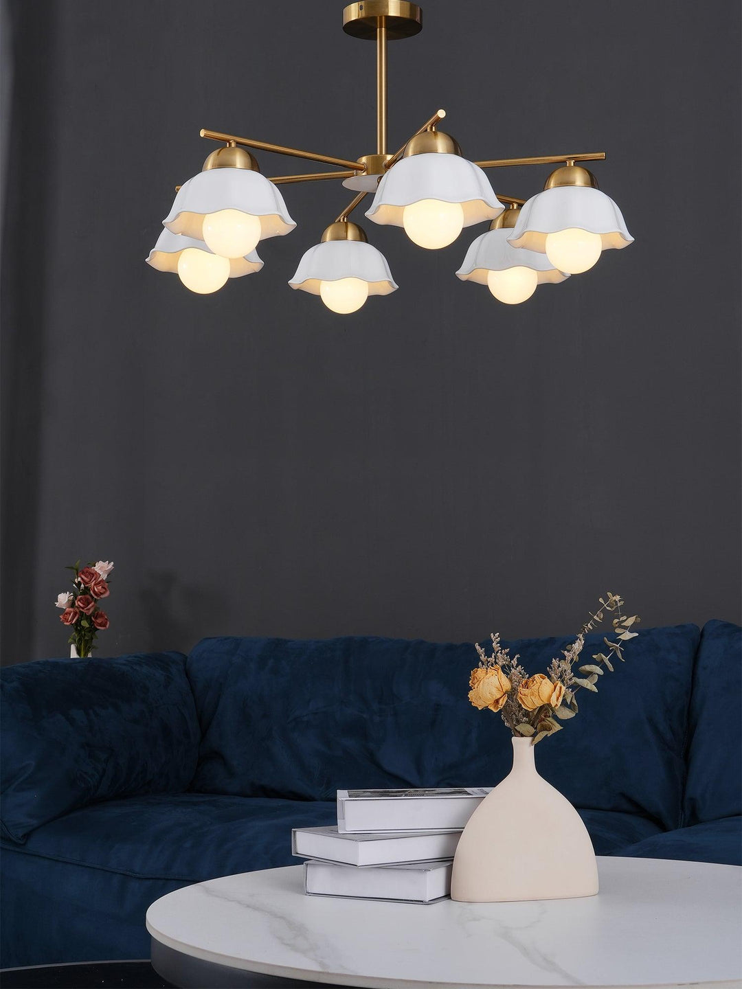 Flower Shade Chandelier - Vakkerlight