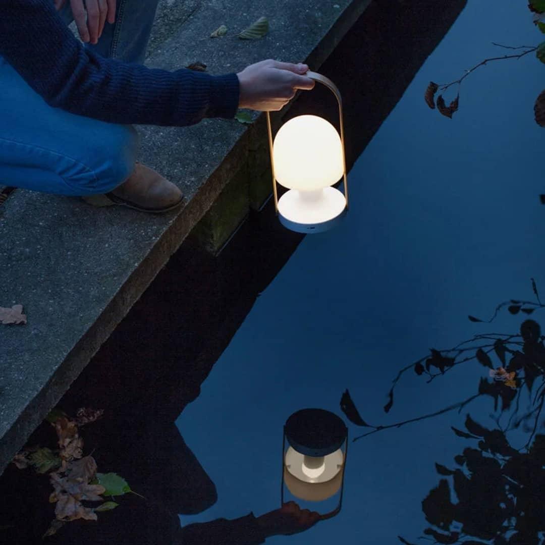 Portable Glass Charging Table Lamp - Vakkerlight