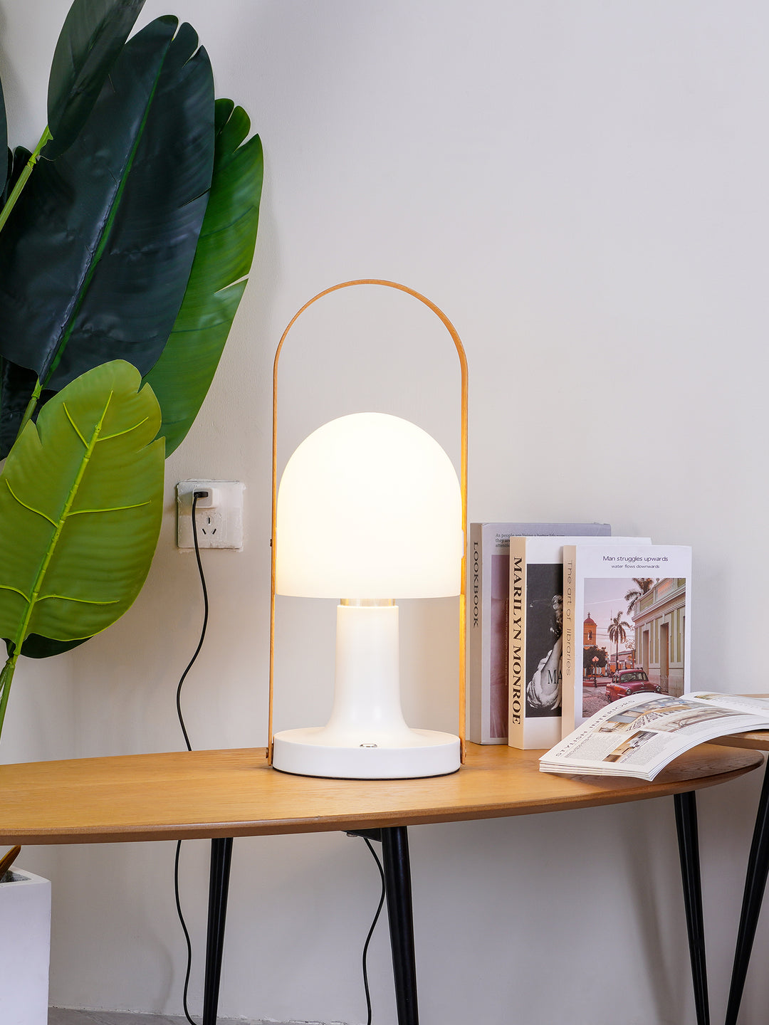 Portable Glass Charging Table Lamp - Vakkerlight