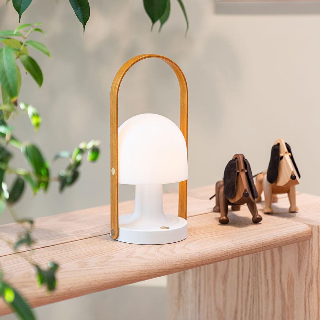 Portable Glass Charging Table Lamp - Vakkerlight