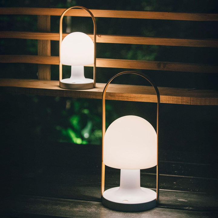 Portable Glass Charging Table Lamp - Vakkerlight