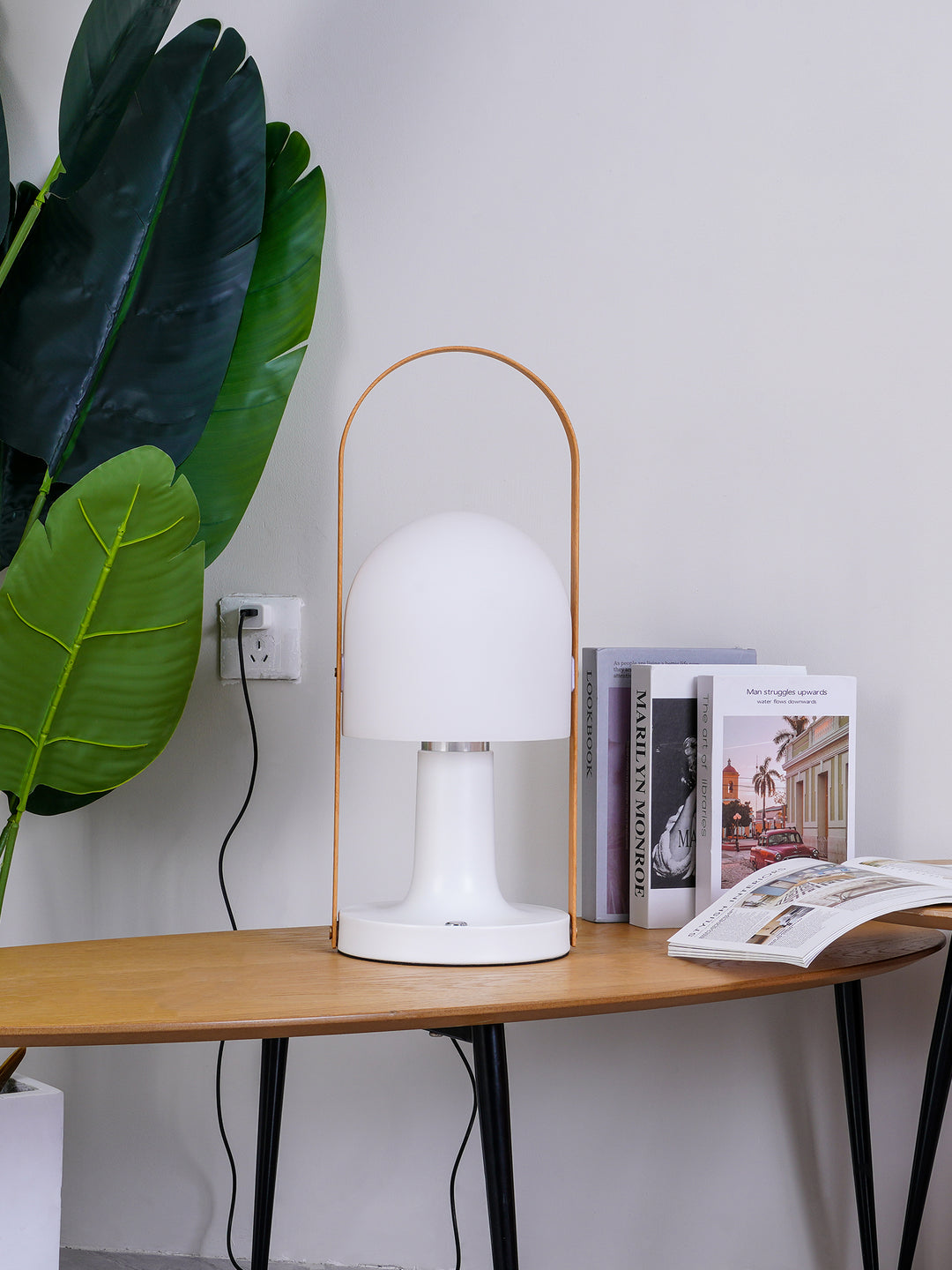 Portable Glass Charging Table Lamp - Vakkerlight
