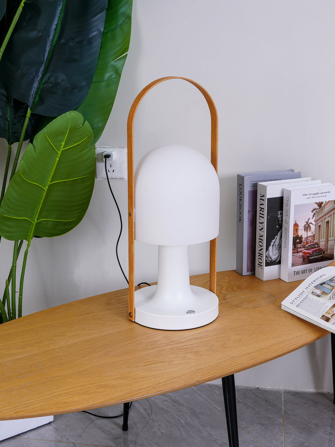 Portable Glass Charging Table Lamp - Vakkerlight