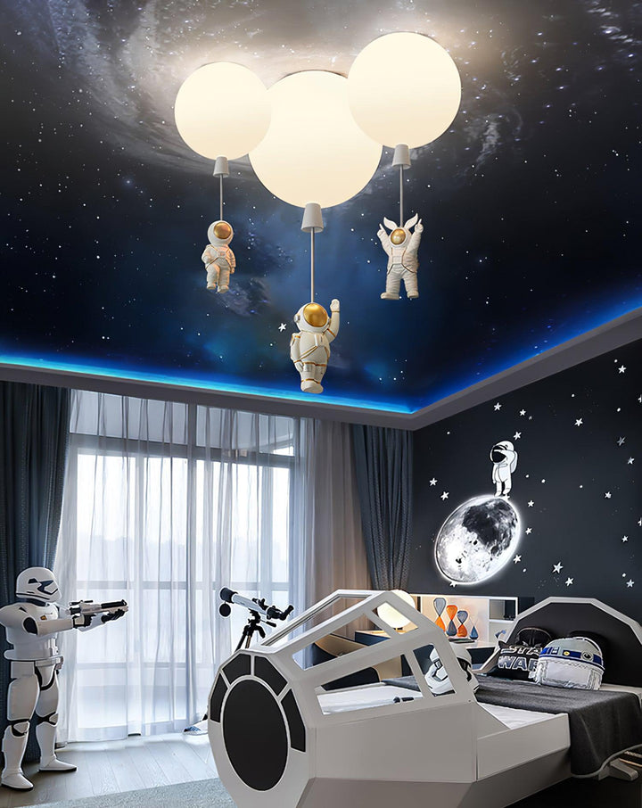 Frosted Balloon Ceiling Light - Vakkerlight