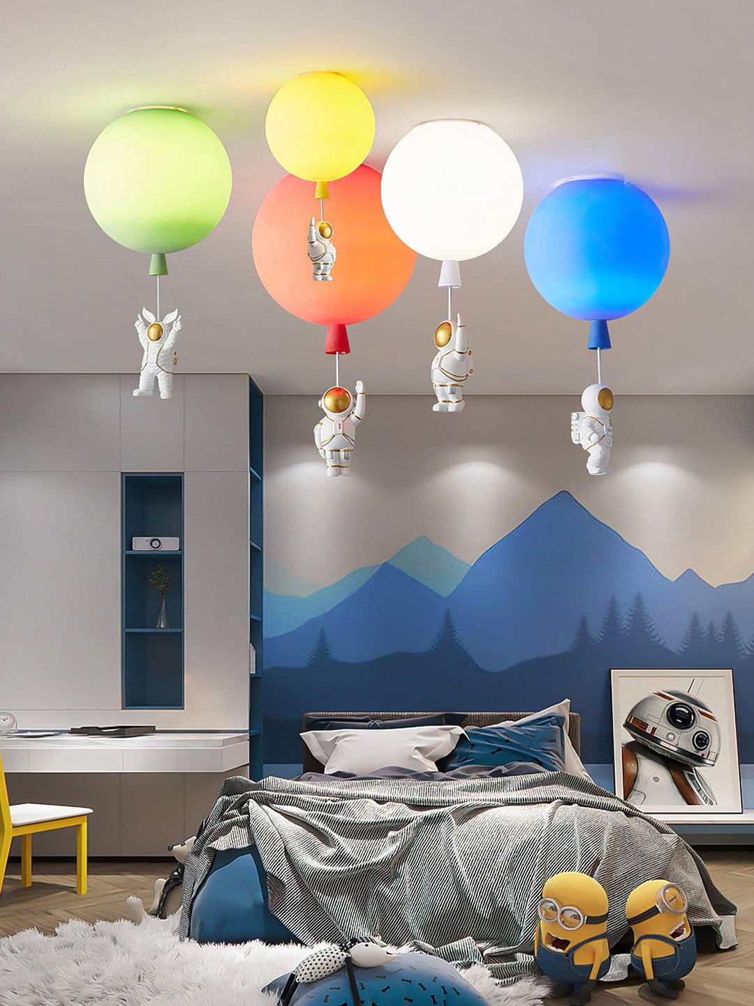 Frosted Balloon Ceiling Light - Vakkerlight