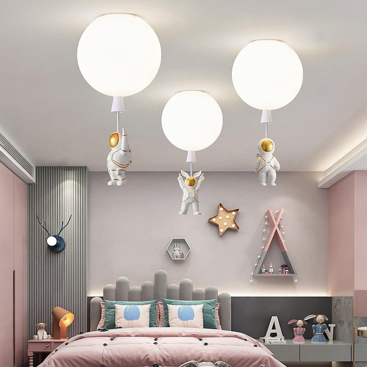 Frosted Balloon Ceiling Light - Vakkerlight