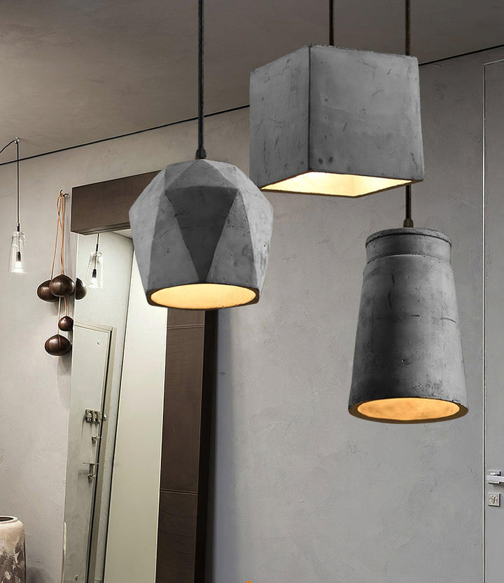 Georgia Cement Pendant Light - Vakkerlight