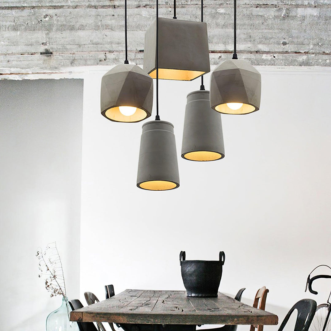 Georgia Cement Pendant Light - Vakkerlight