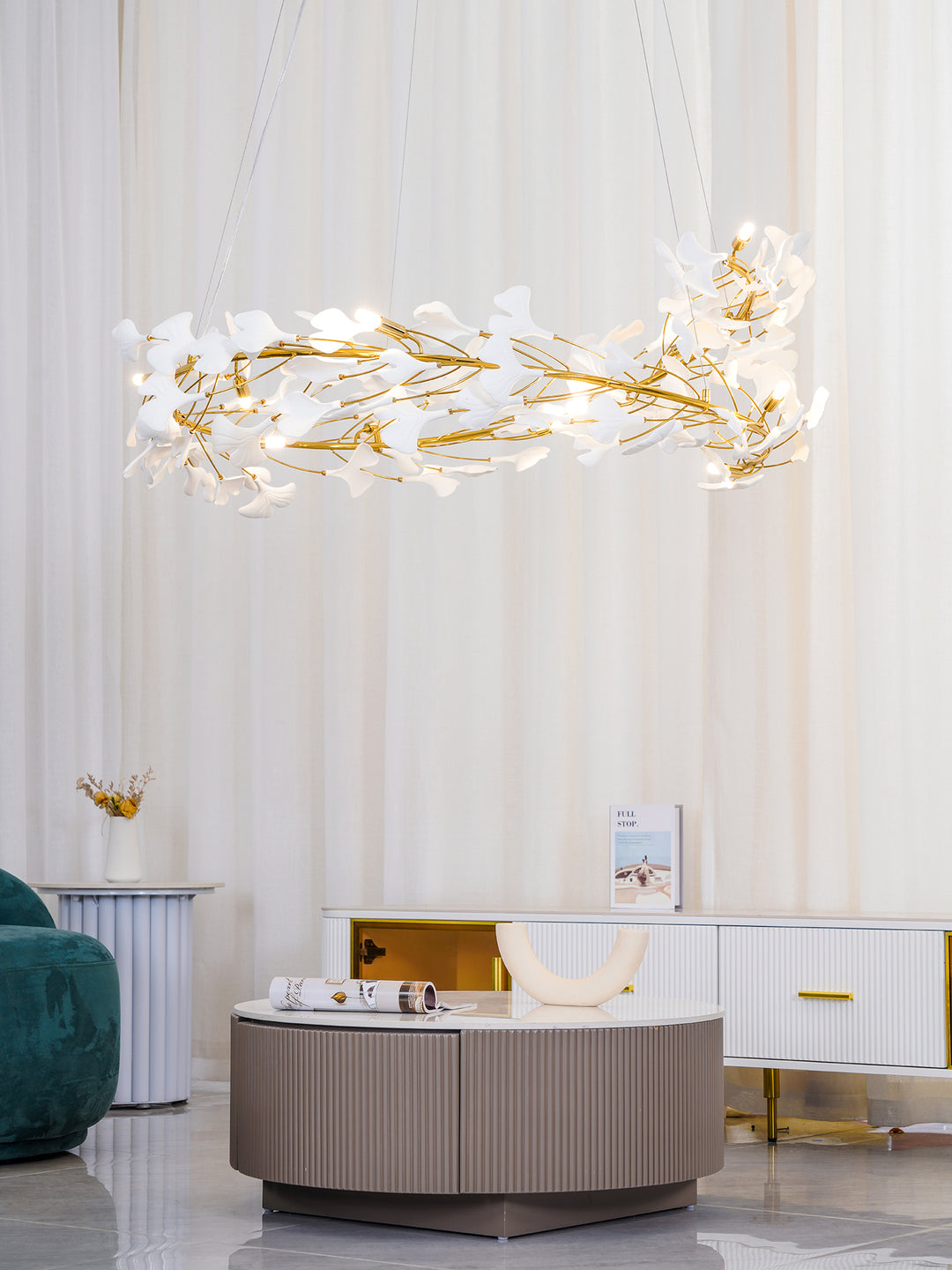 Gingko Chandelier U - Vakkerlight