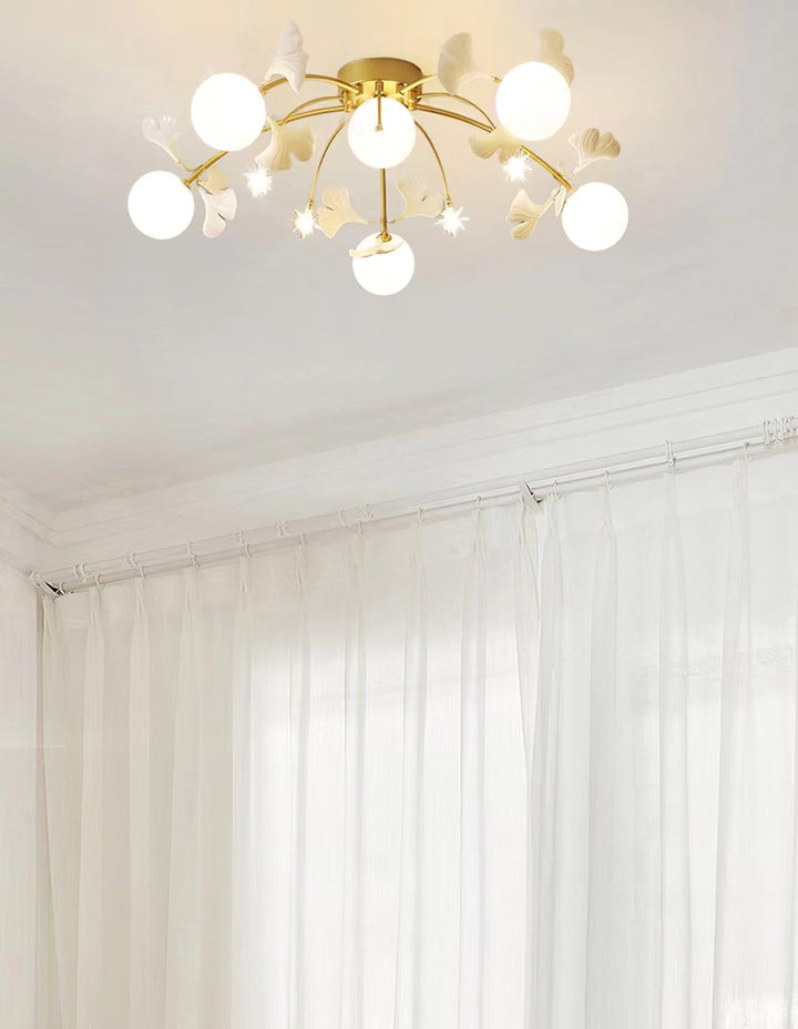 Ginkgo Glass Ceiling Lamp - Vakkerlight