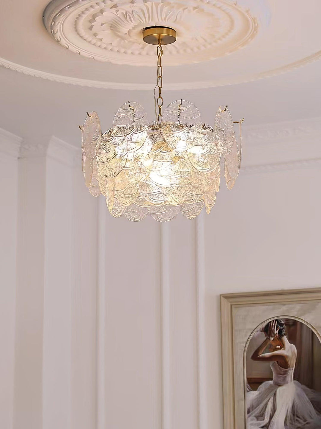Glass Disc Chandelier - Vakkerlight