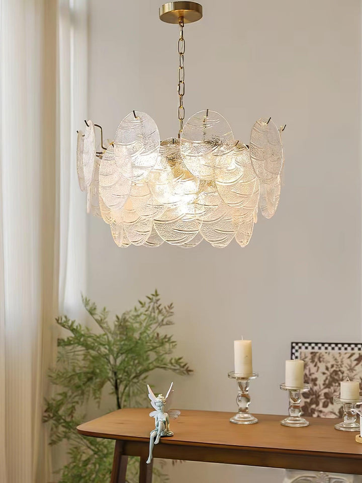 Glass Disc Chandelier - Vakkerlight