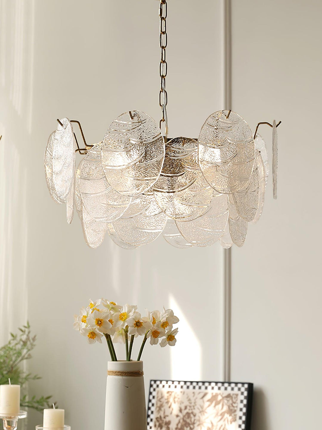 Glass Disc Chandelier - Vakkerlight