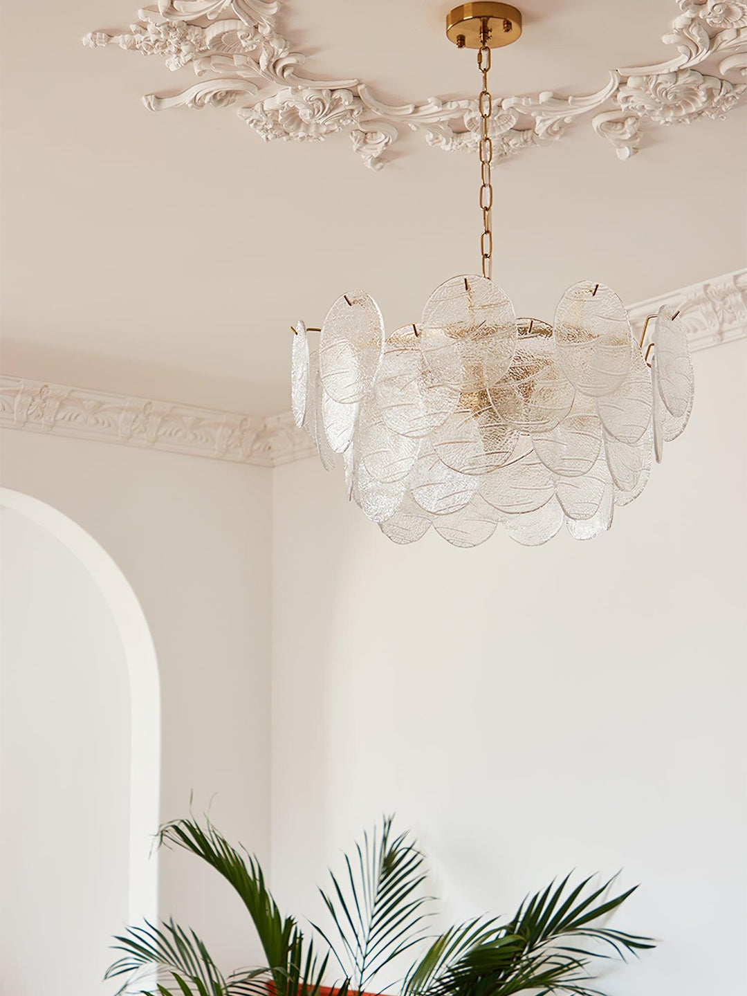 Glass Disc Chandelier - Vakkerlight
