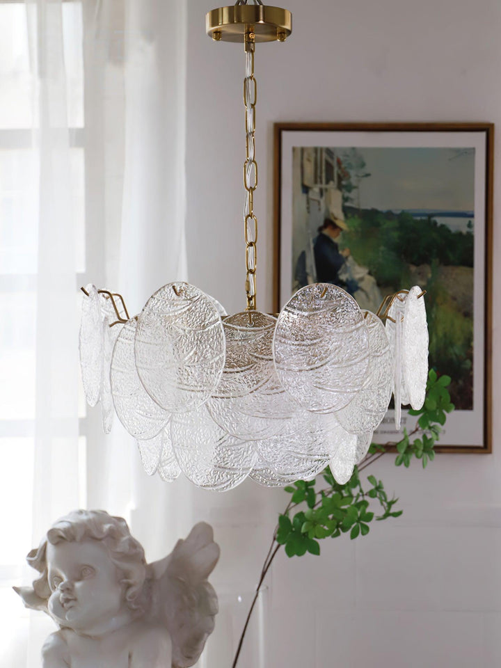 Glass Disc Chandelier - Vakkerlight