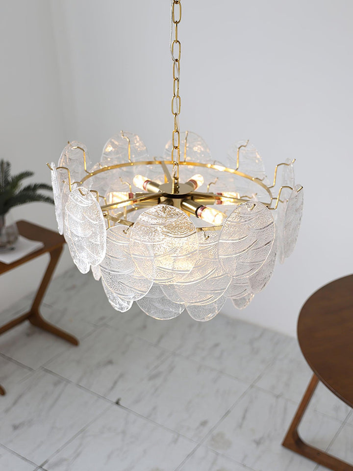 Glass Disc Chandelier - Vakkerlight