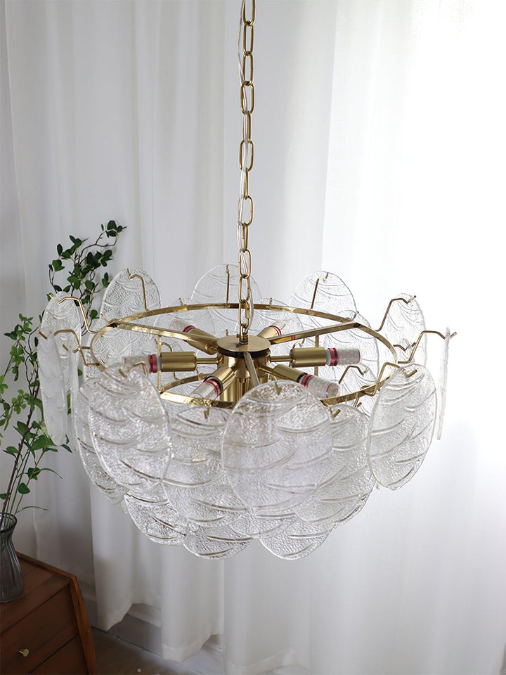 Glass Disc Chandelier - Vakkerlight