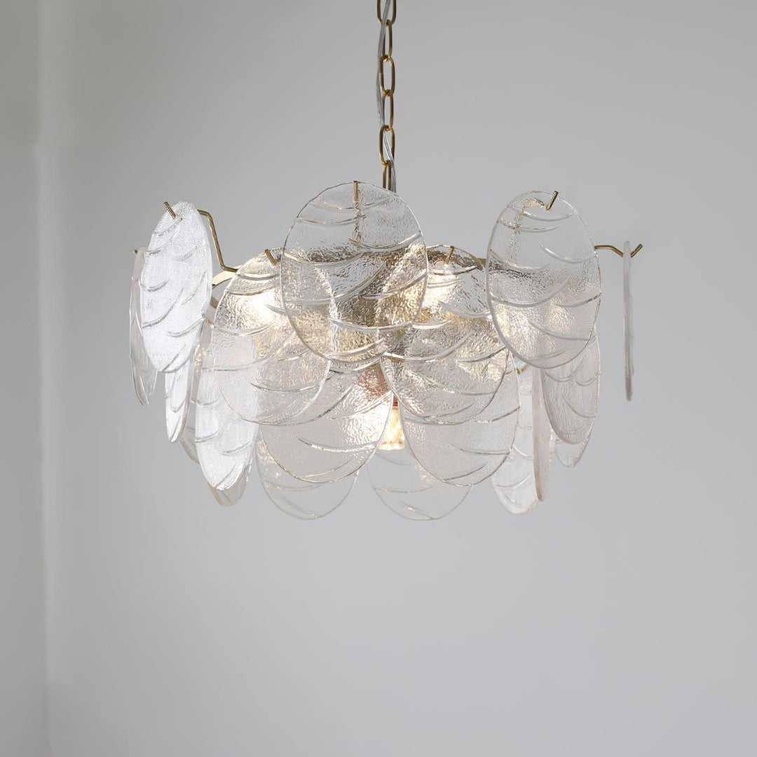 Glass Disc Chandelier - Vakkerlight