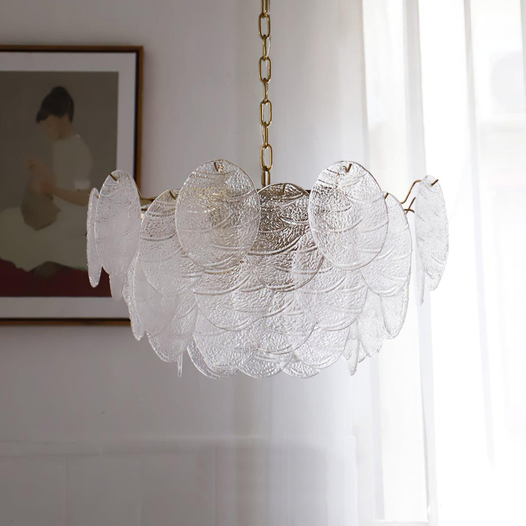 Glass Disc Chandelier - Vakkerlight