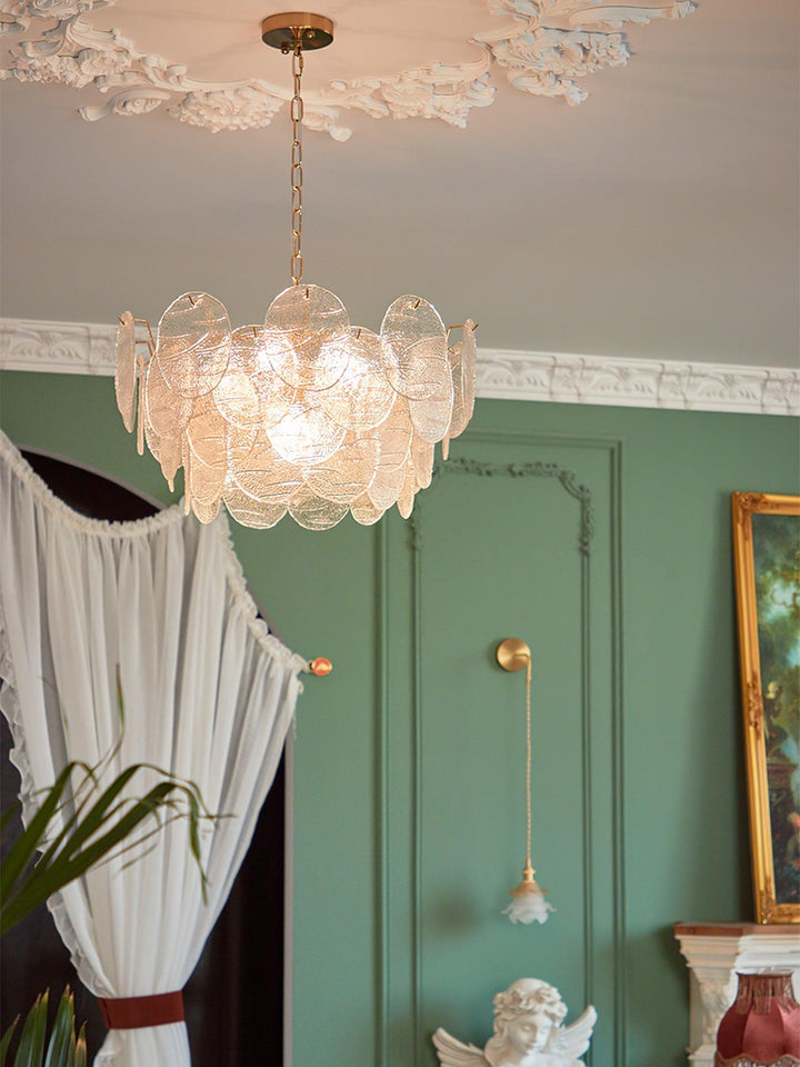 Glass Disc Chandelier - Vakkerlight