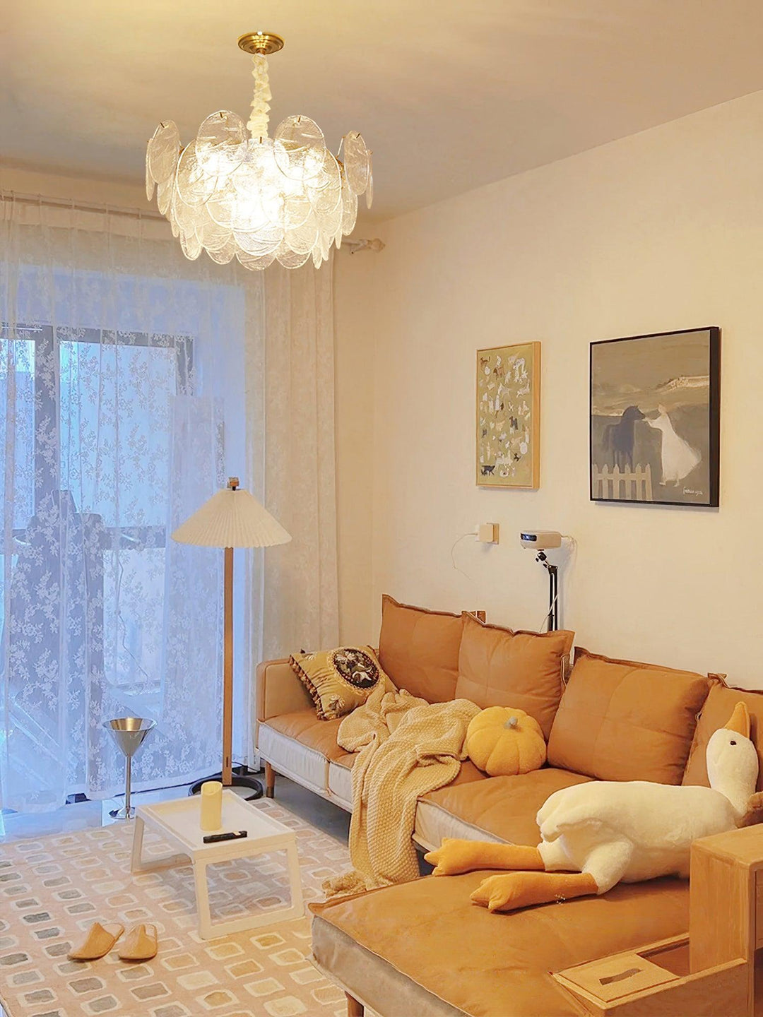 Glass Disc Chandelier - Vakkerlight