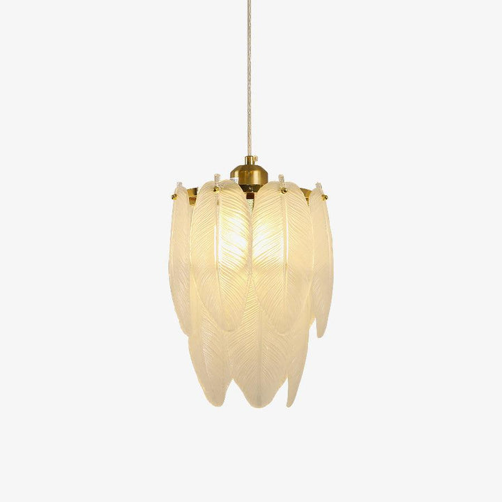 Glass Feather Pendant Light - Vakkerlight