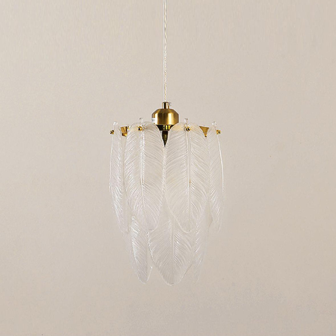 Glass Feather Pendant Light - Vakkerlight