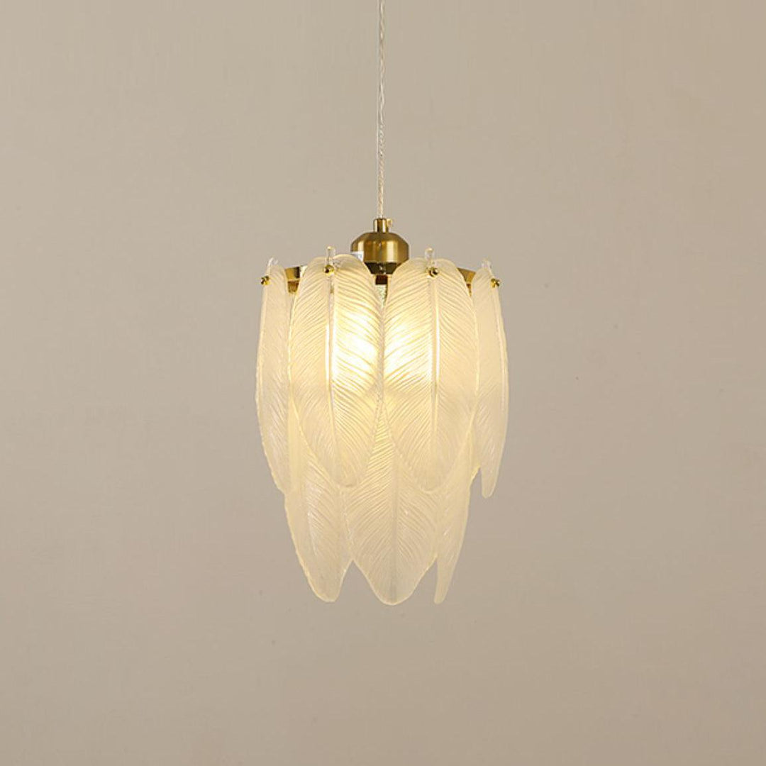 Glass Feather Pendant Light - Vakkerlight