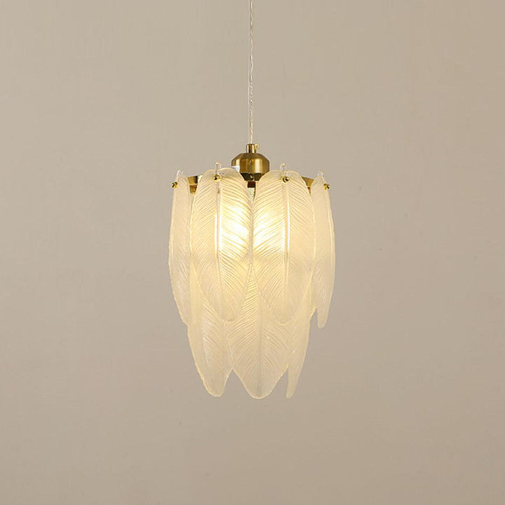 Glass Feather Pendant Light - Vakkerlight