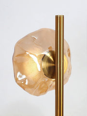 Glas-Blütenblatt-Tischlampe