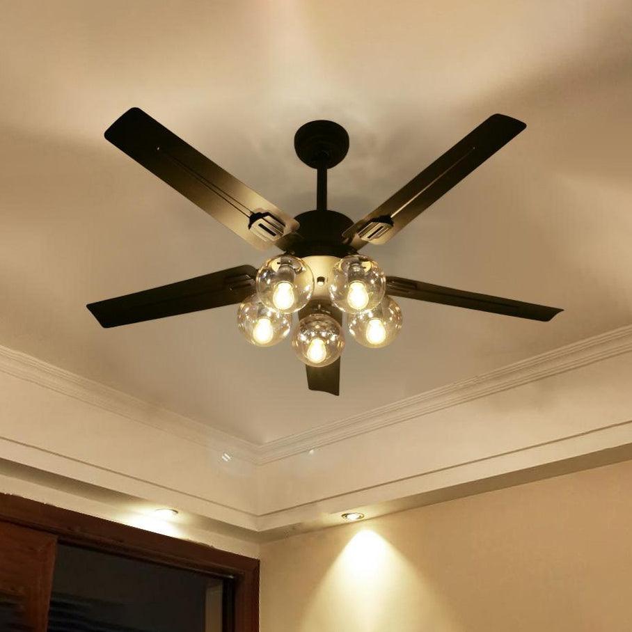 Black Vintage Ceiling Fan - Vakkerlight