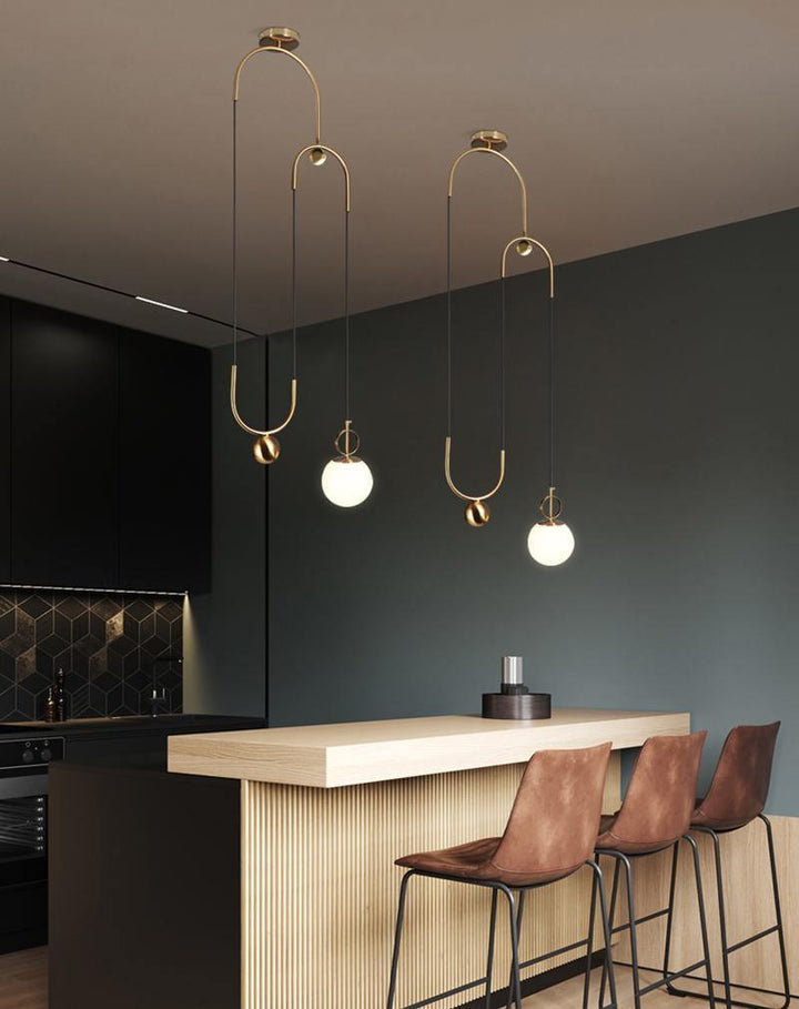 Glass Ball Pendant Lamp - Vakkerlight
