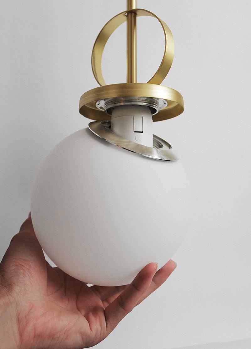 Glass Ball Pendant Lamp - Vakkerlight