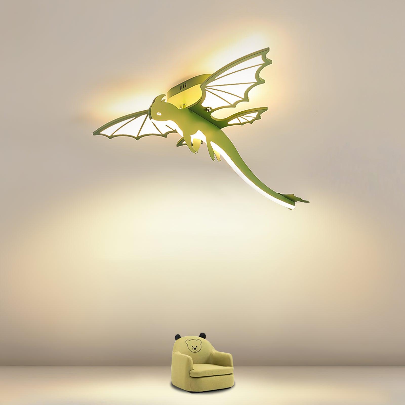Green Dinosaur Ceiling Light Vakkerlight Green dinosaur ceiling light vakkerlight