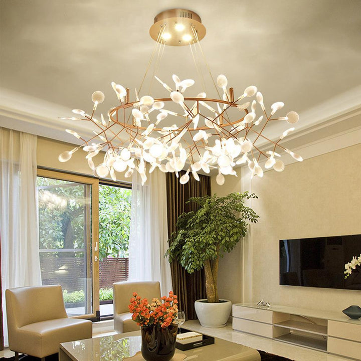 Rose Gold Firefly LED Chandelier - Vakkerlight