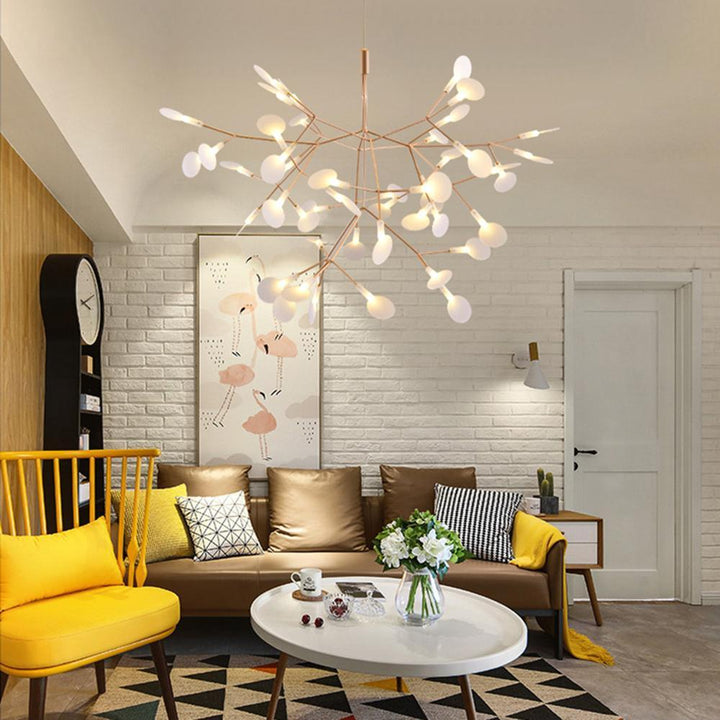 Rose Gold Firefly LED Chandelier - Vakkerlight